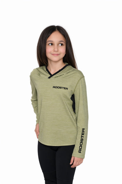 Hooded Quick Dry UVF 50+ Tech T-Shirt Long Sleeved