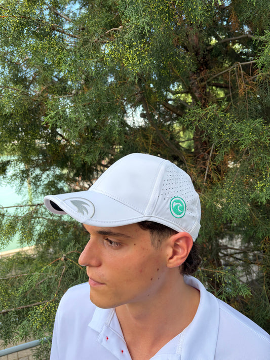 Monautix Structured Cap – White / Mint