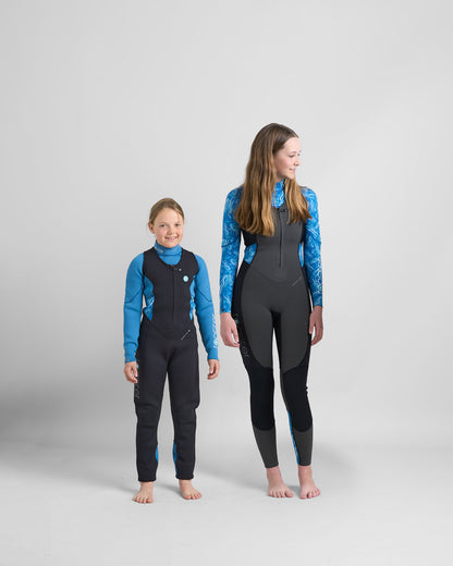 JUNIOR Lány ThermaFlex 1,5mm Felső - TENGERIFŰ